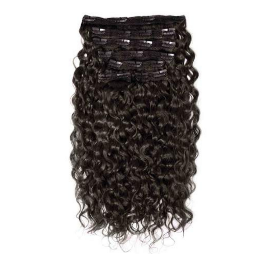 3B/3C NATURAL TEXTURED LOOSE CURLY - 7PC CLIP IN SET 120grams (1 set)