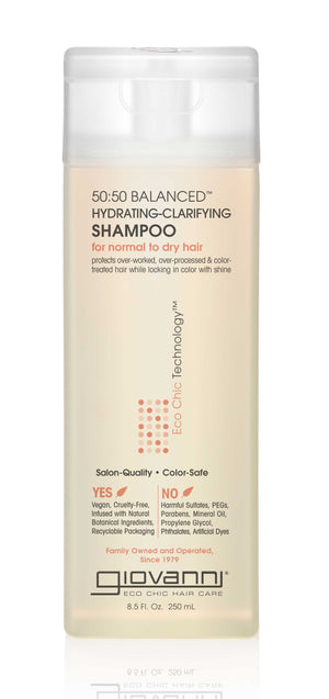 Giovanni 50:50 Balanced hydratng- clarifying Shampoo
