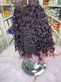 3C NATURAL TEXTURED CURLY SINGLE WEFT