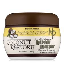 Nature's Protein Natures Protein Coconut Restore Keratin Intensive Repair Masque 8oz