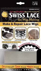SWISS LACE FOR WIG MAKING- MAKE AND REPAIR LACE WIGS