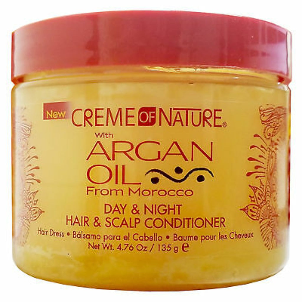 CREME OF NATURE ARGAN OIL DAY & NIGHT HAIR & SCALP CONDITIONER 4OZ
